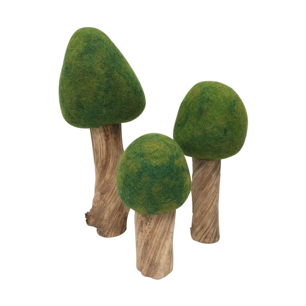 Summer Trees by Papoose Toys (Set of 3)