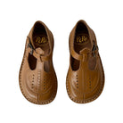 Laura Perforated Sandals in Heritage Tan by PèPè