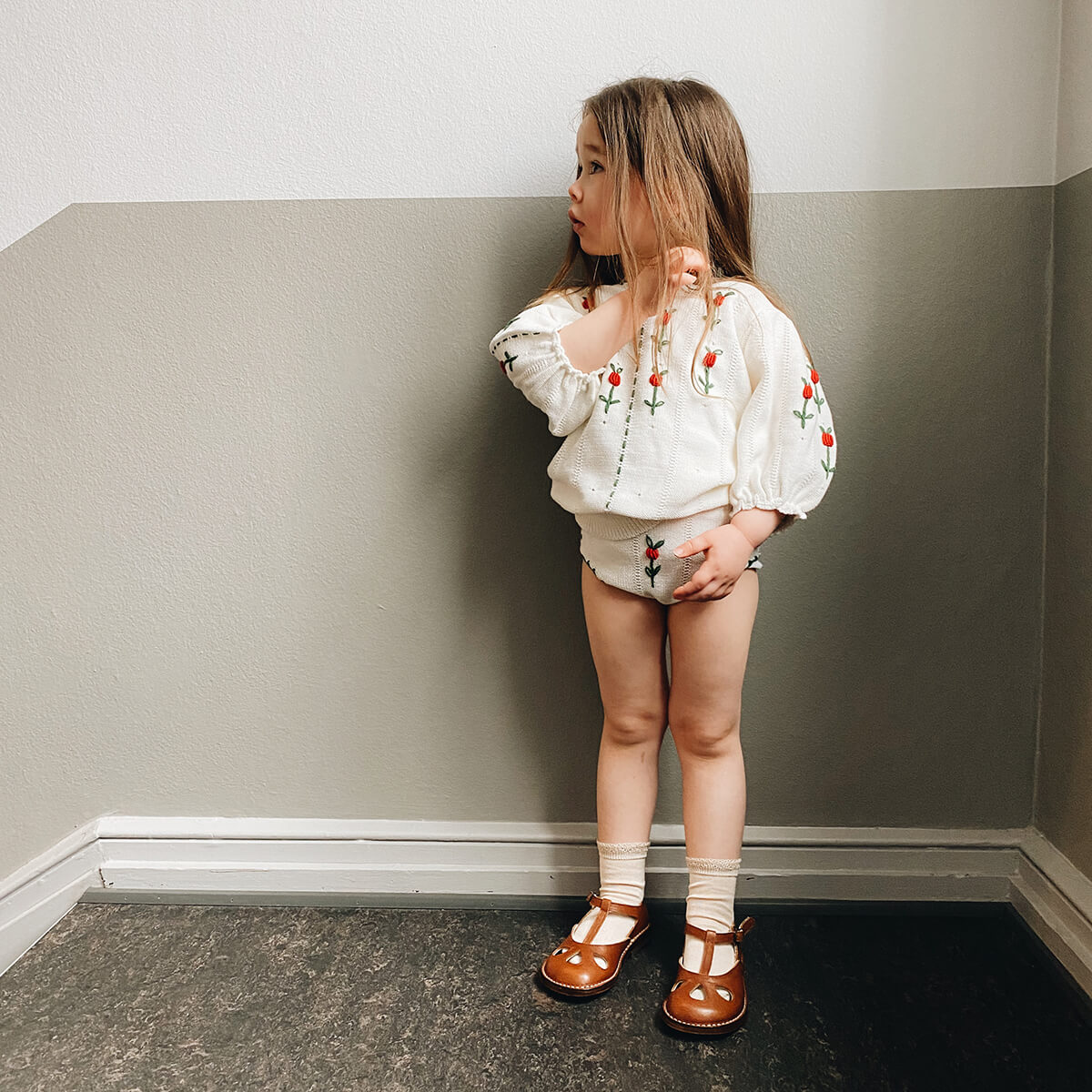 Lucy Cut Out Sandals in Kava Brown by PèPè