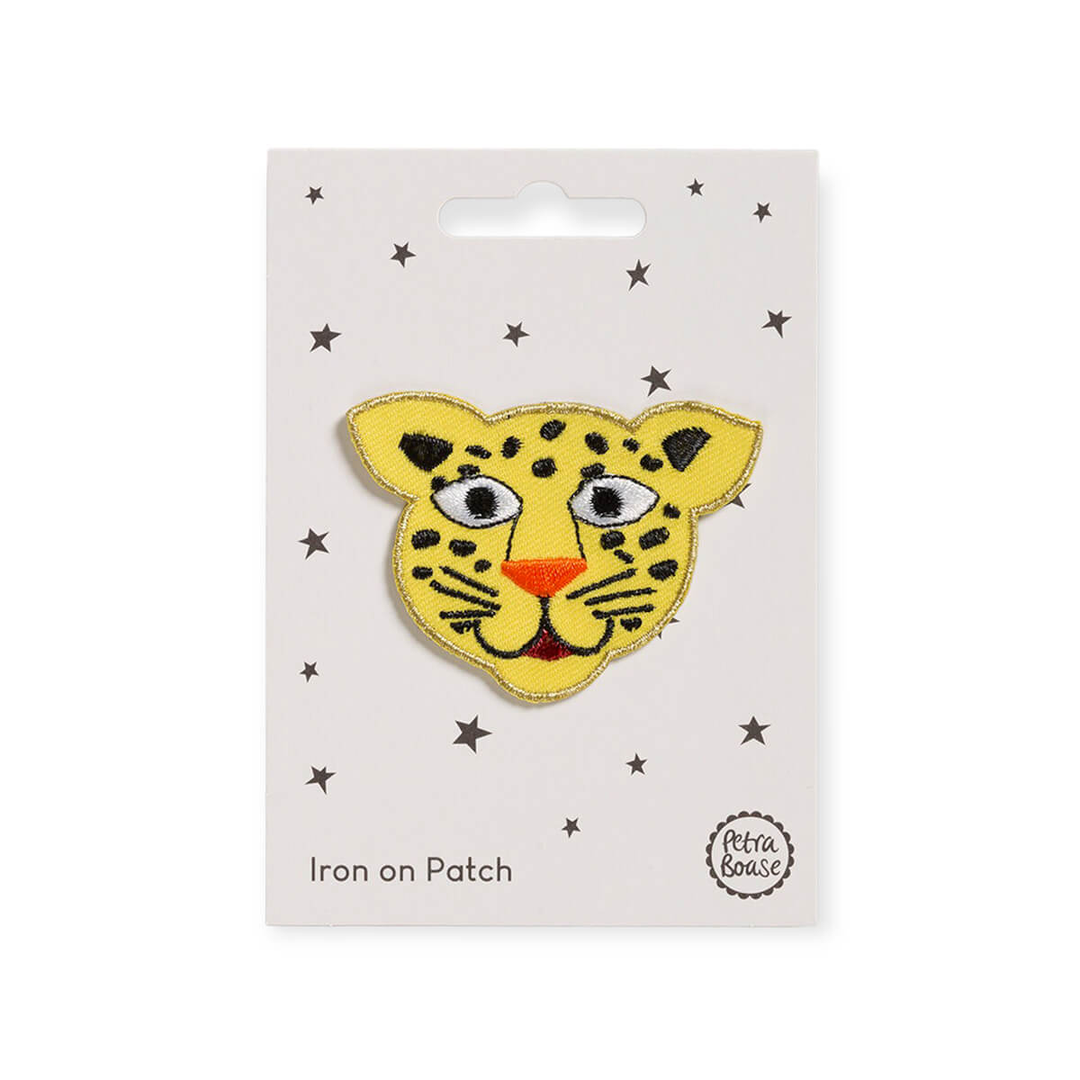 Leopard Iron On Patch by Petra Boase