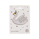 Swan Iron On Patch by Petra Boase