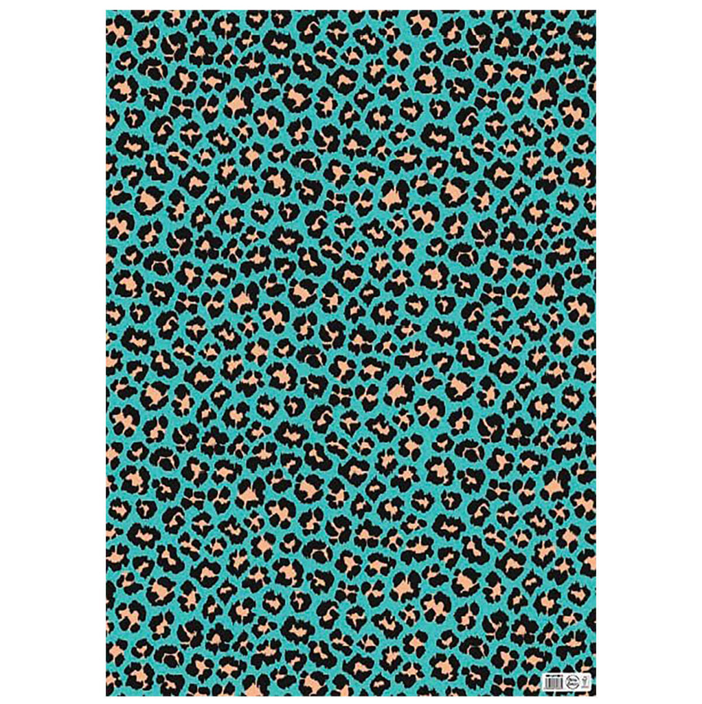 Leopard Print Gift Wrap (Assorted Colours) by Petra Boase