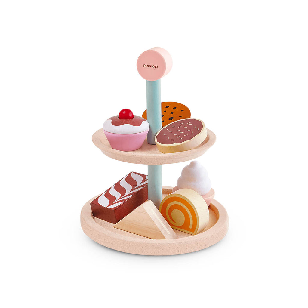 Bakery Cake Stand Wooden Play Set by PlanToys