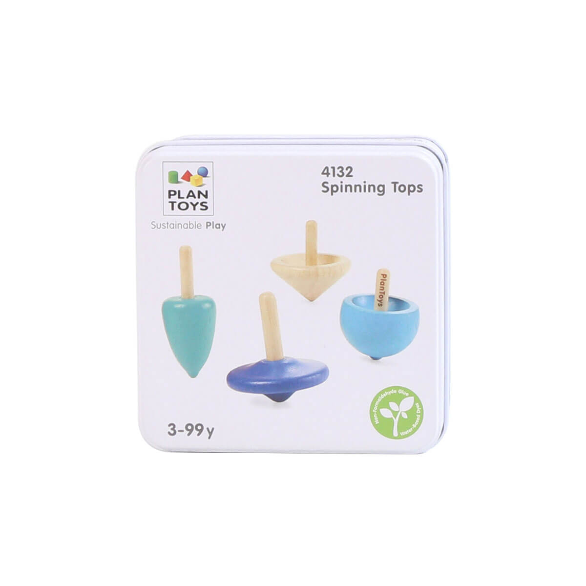 Mini Spinning Tops Set by PlanToys
