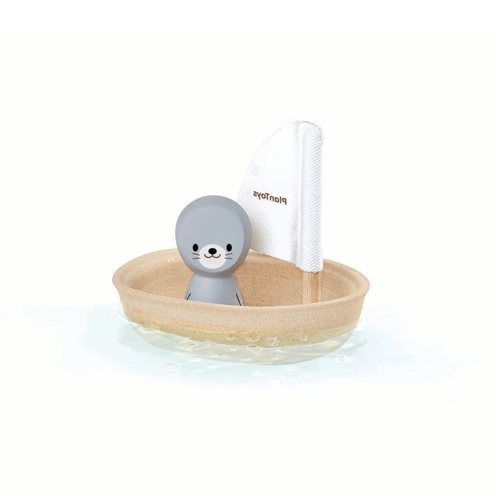 Sailing Boat with Seal by PlanToys