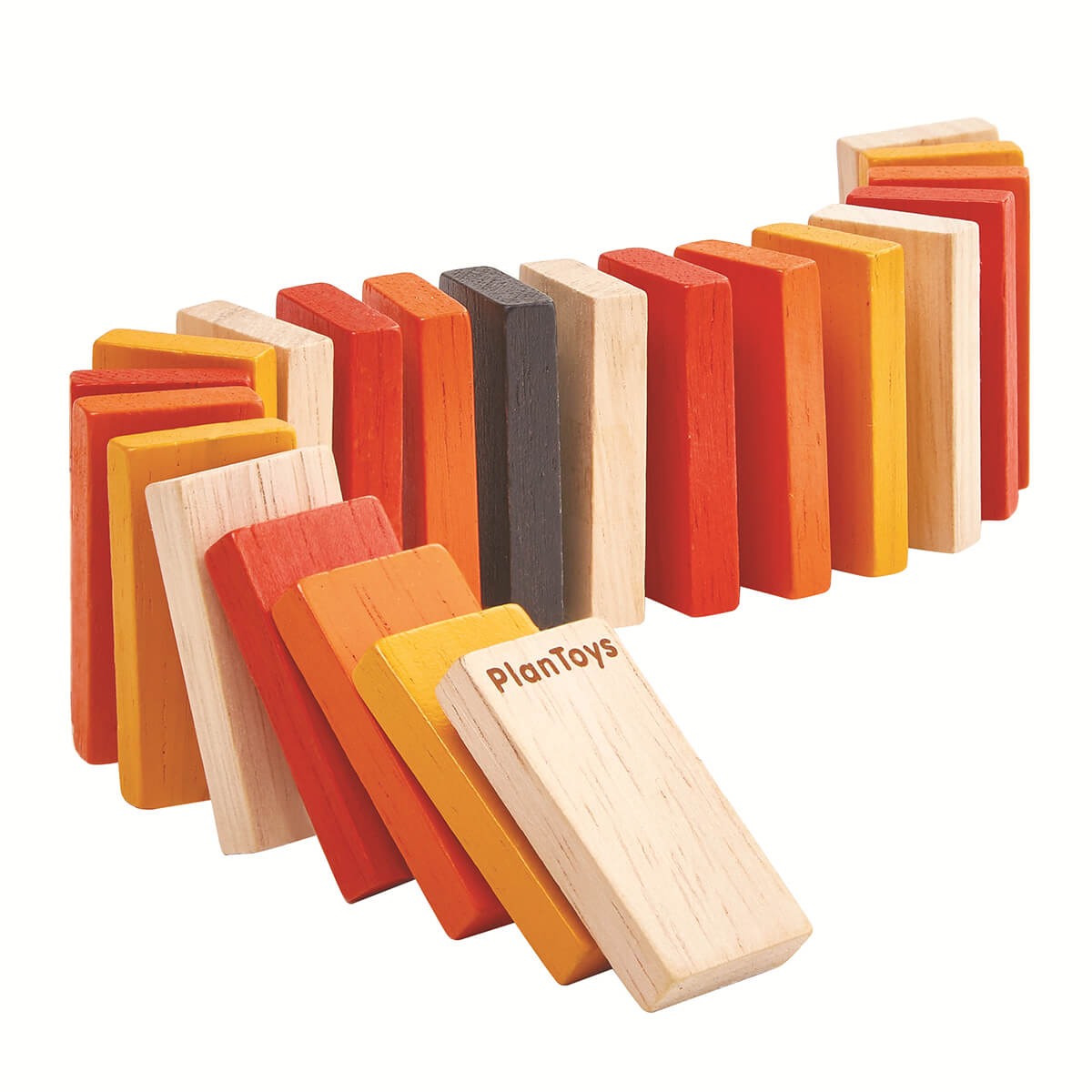 Mini Domino Race Set by PlanToys – Junior Edition