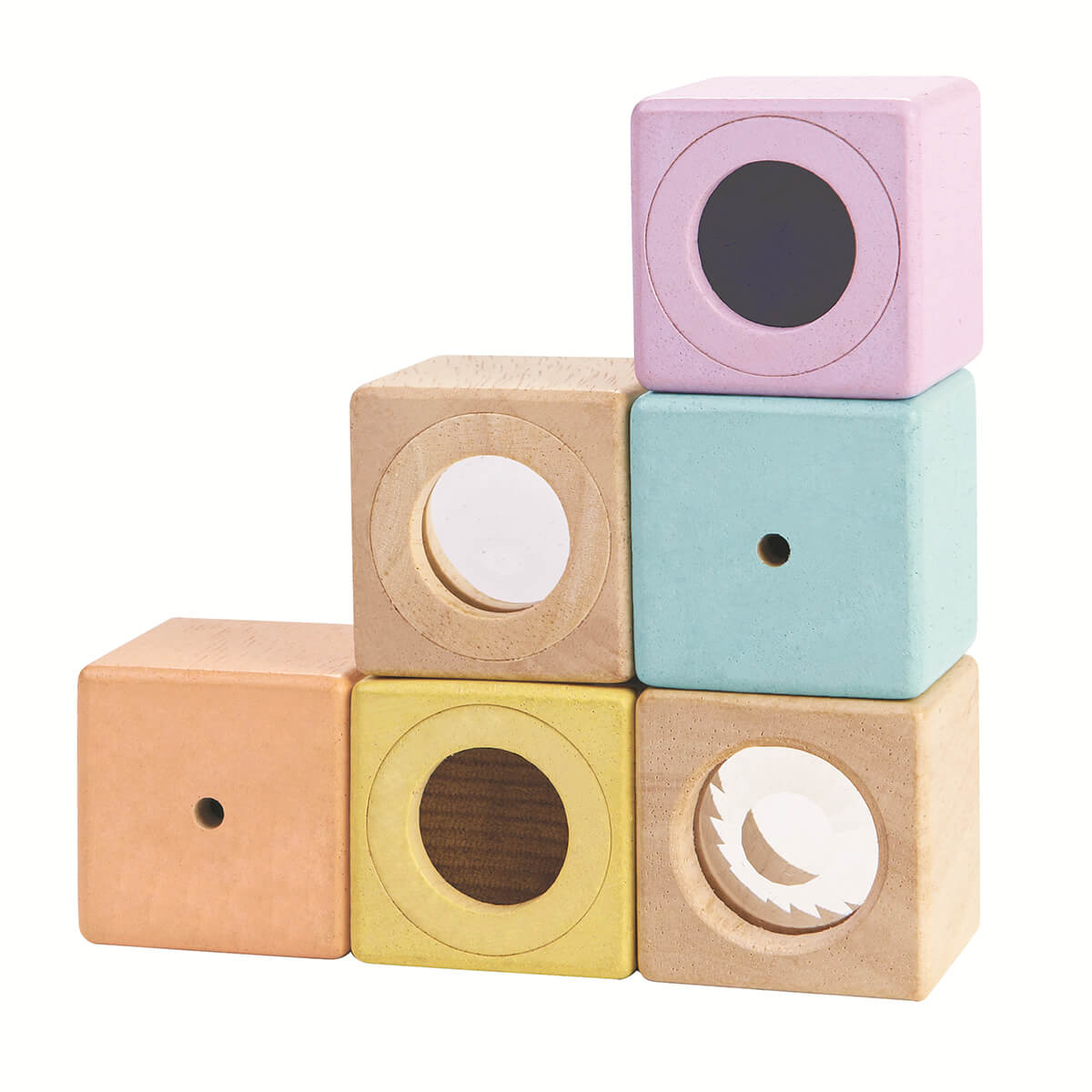 Pastel Sensory Blocks by PlanToys
