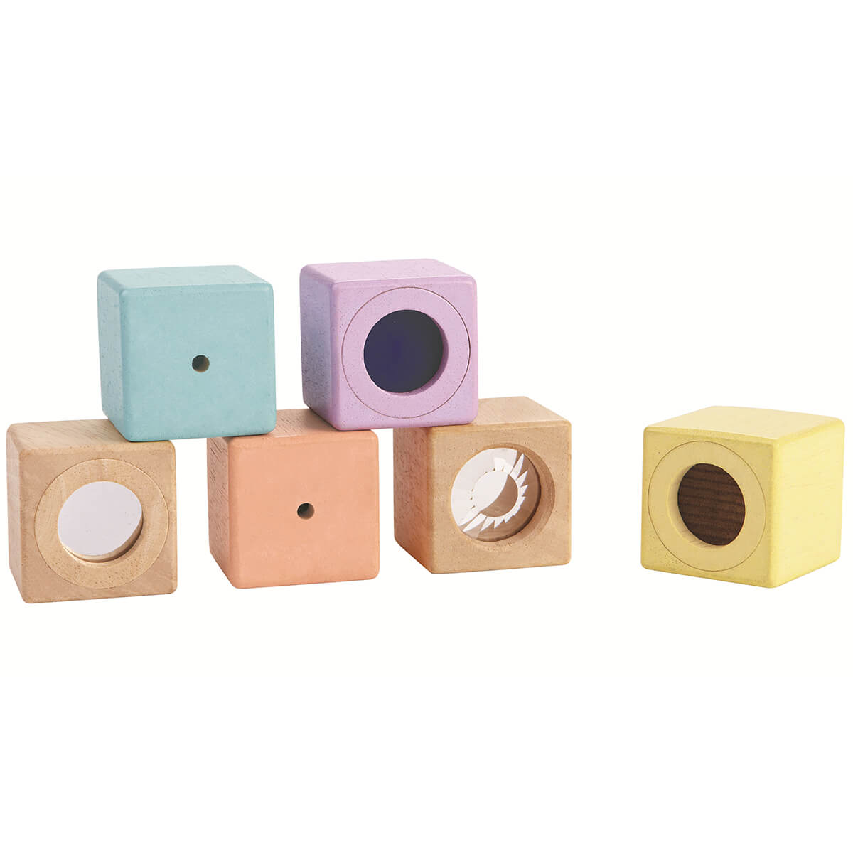 Pastel Sensory Blocks by PlanToys
