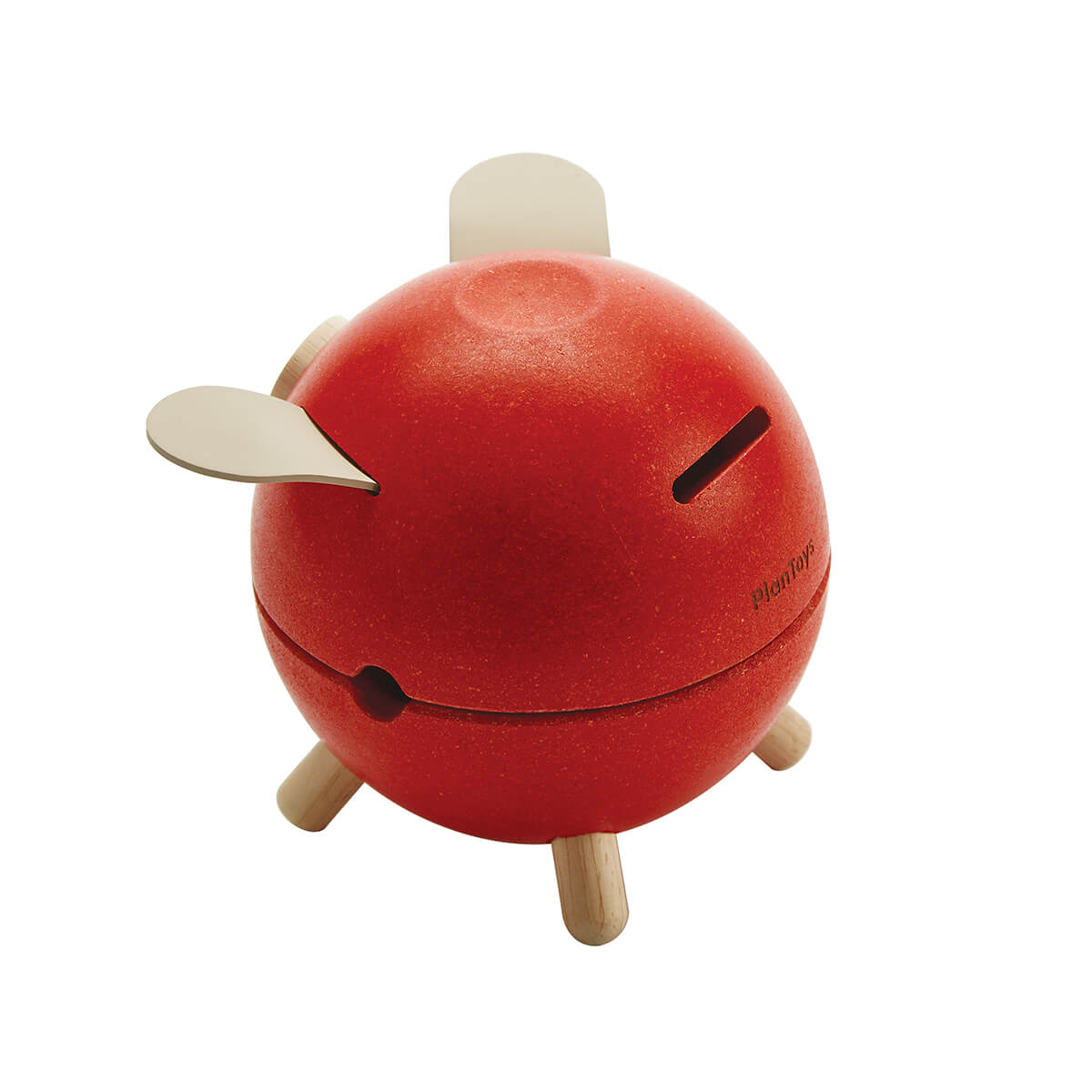 Piggy Bank in Red by PlanToys