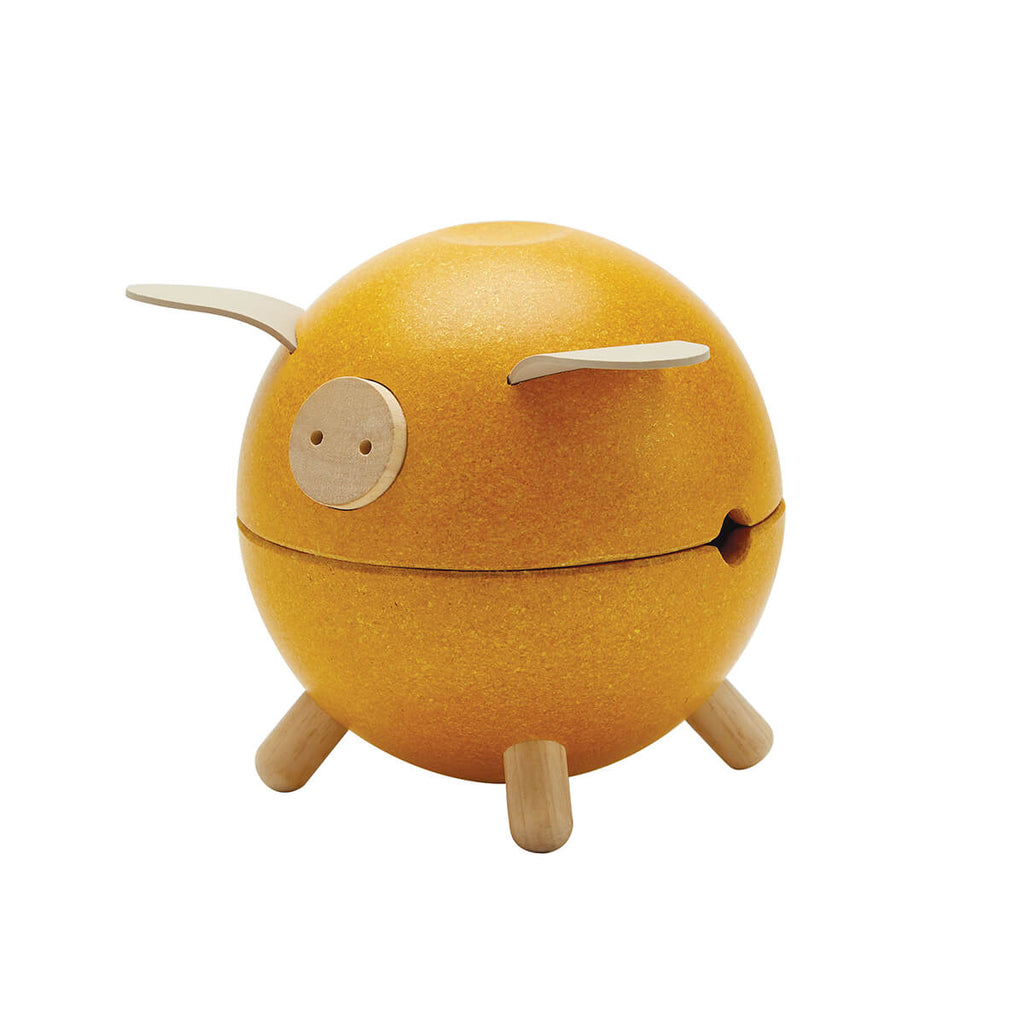 Piggy Bank in Yellow by PlanToys