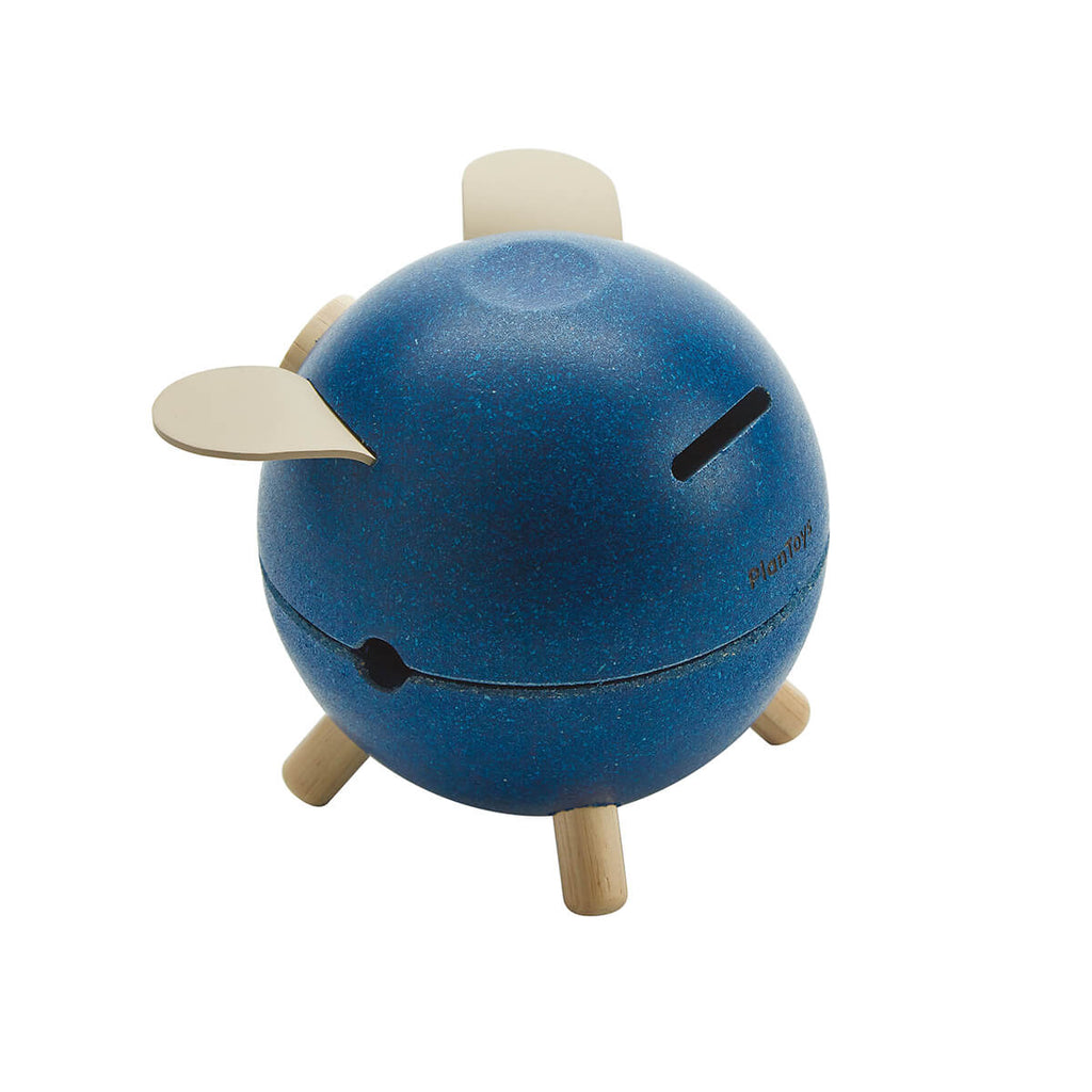 Piggy Bank in Blue by PlanToys
