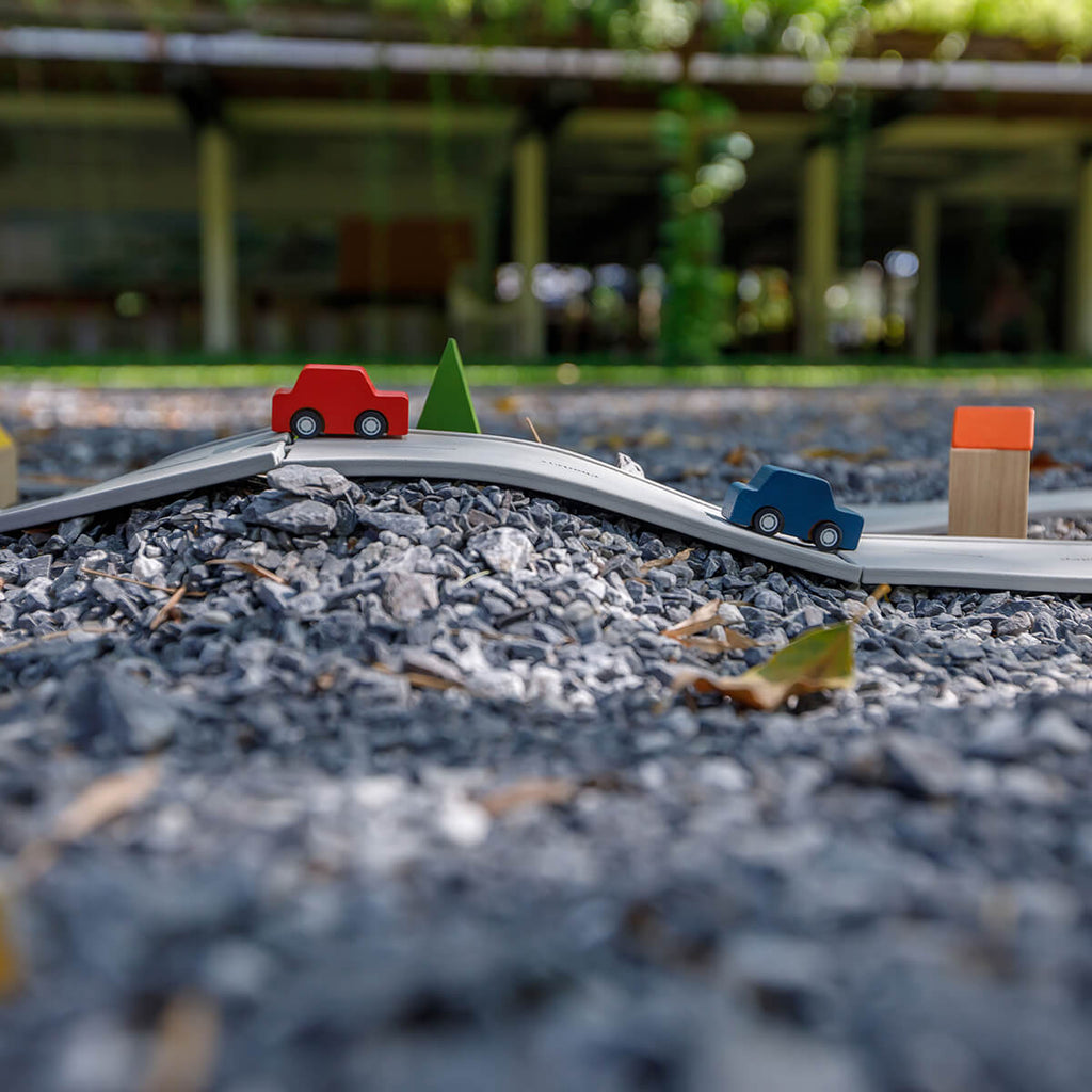 Rubber Road & Rail Set by PlanToys