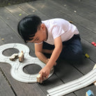 Rubber Road & Rail Set by PlanToys