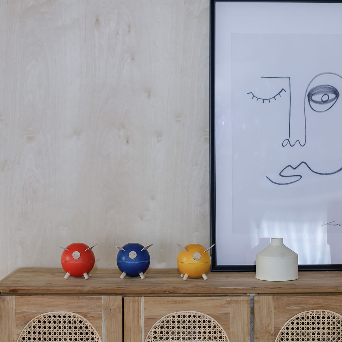 Piggy Bank in Yellow by PlanToys