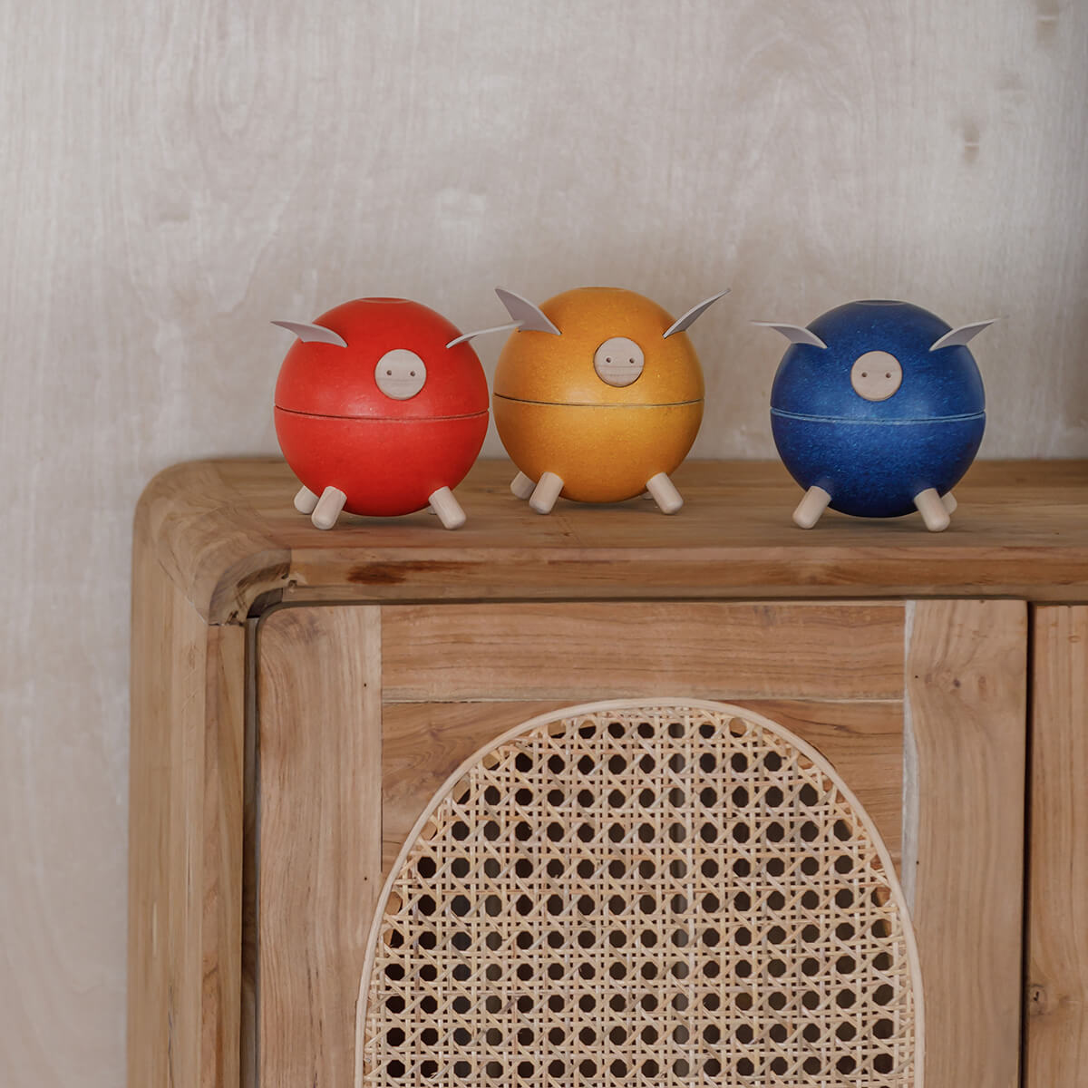 Piggy Bank in Blue by PlanToys
