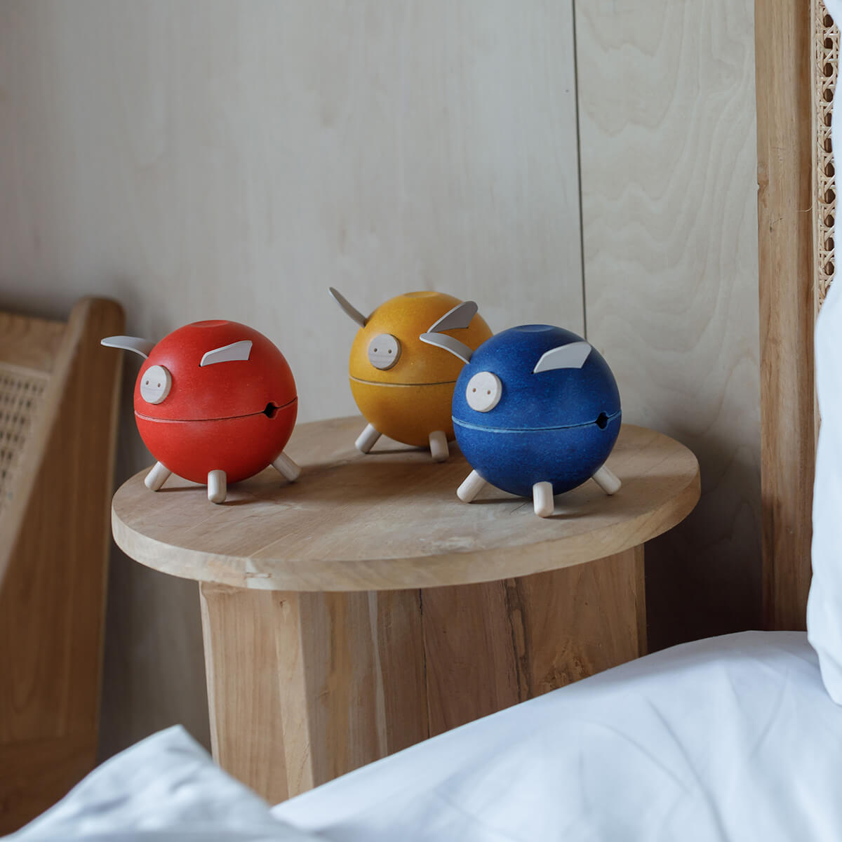 Piggy Bank in Red by PlanToys