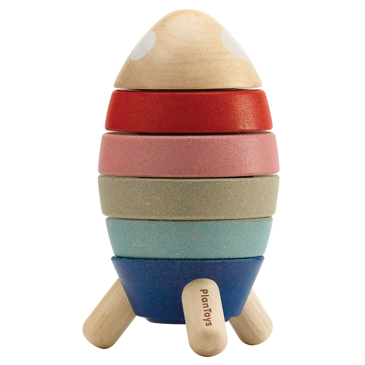 Stacking Rocket - Orchard Collection - by PlanToys