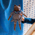 Kit Medium Cat in Brown by Polka Dot Club