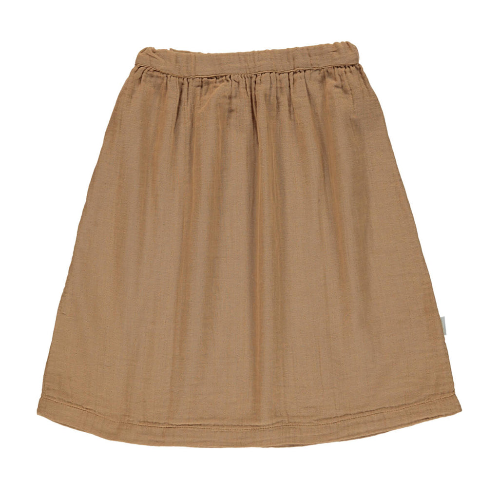 Grenade Skirt in Brown Sugar by Poudre Organic