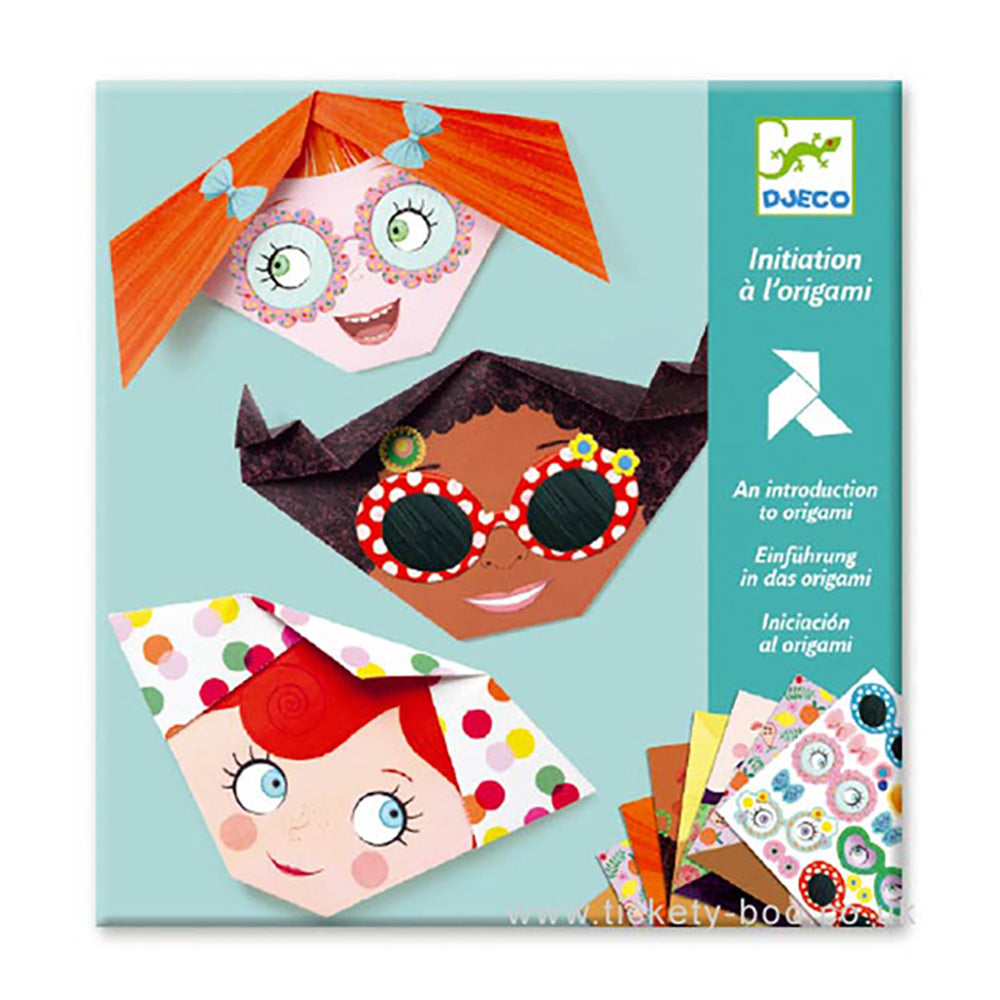 Pretty Faces Introduction to Origami Craft Kit by Djeco