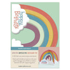 Happy Birthday Rainbow Greetings Card by Raspberry Blossom