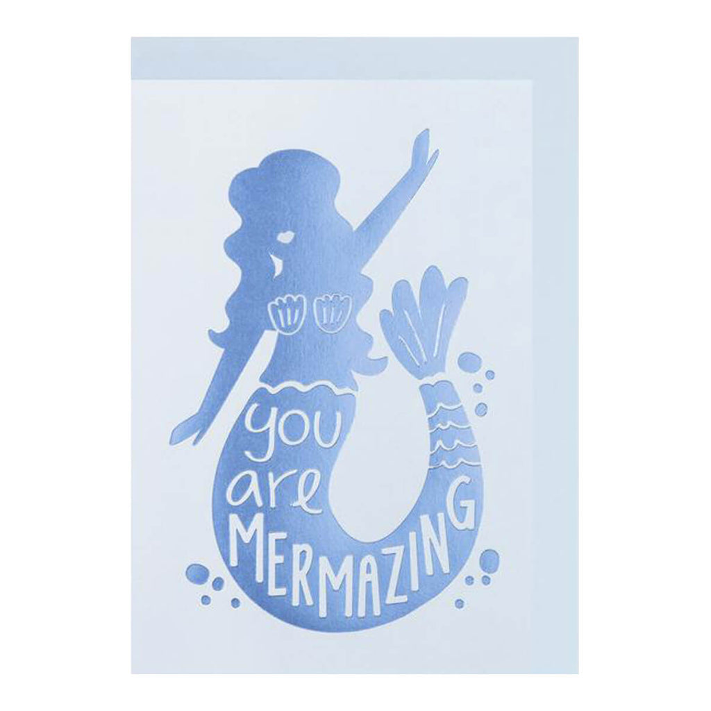 You Are Mermazing Greetings Card by Raspberry Blossom