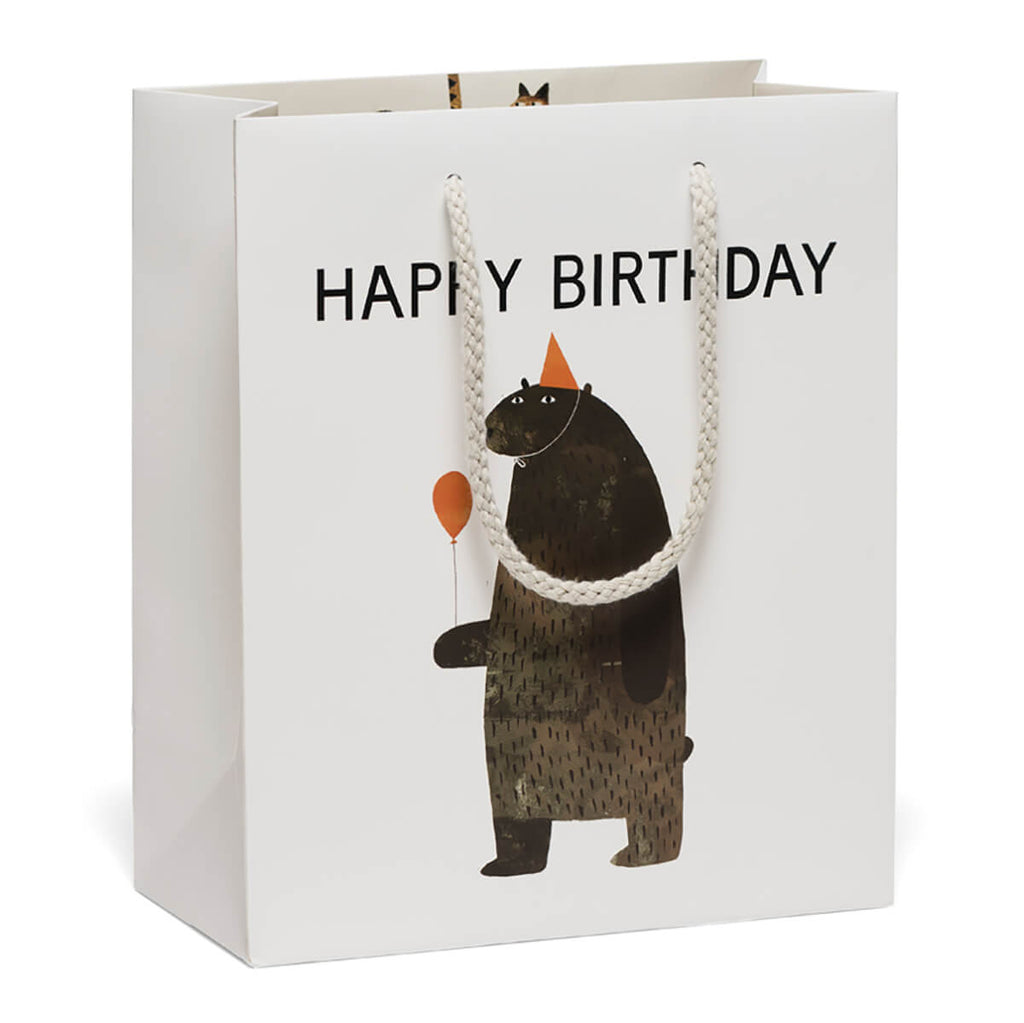 Party Bear Small Gift Bag By Red Cap Cards