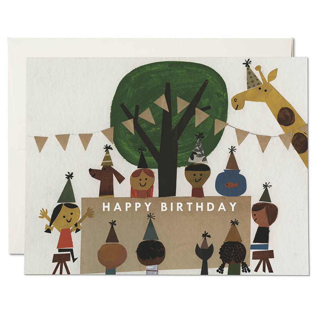 Birthday Party Greetings Card by Red Cap Cards
