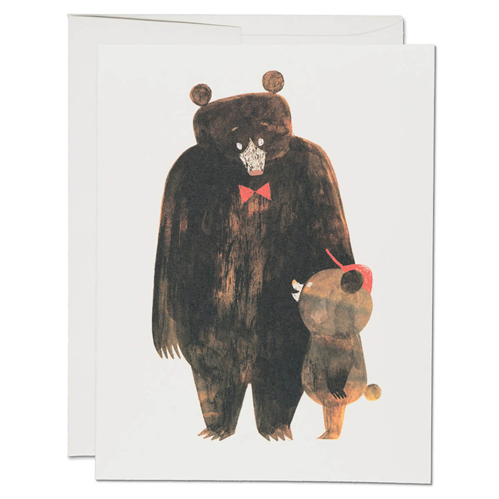 Daddy Bear Greetings Card by Red Cap Cards