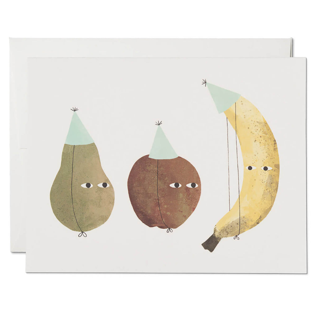 Fruit Party Greetings Card by Red Cap Cards