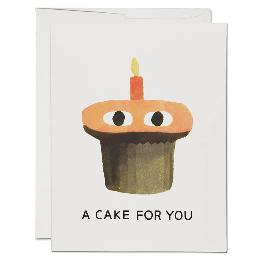 A Cake For You Greetings Card by Red Cap Cards