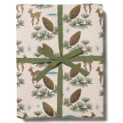 Deer And Pine Cones Christmas Gift Wrap (3 Sheets Pack) By Red Cap Cards