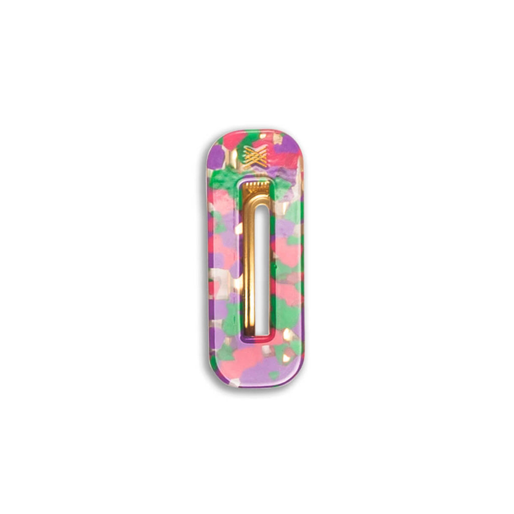 Squared Hair Clip in Multi by Repose AMS
