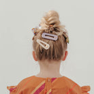 Squared Hair Clip in Soft Lilac by Repose AMS