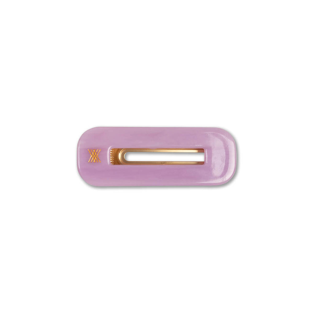 Squared Hair Clip in Soft Lilac by Repose AMS