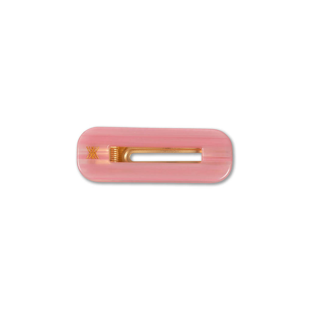 Squared Hair Clip in Soft Pink by Repose AMS