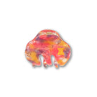 Small Hair Clamp in Orange Pink by Repose AMS