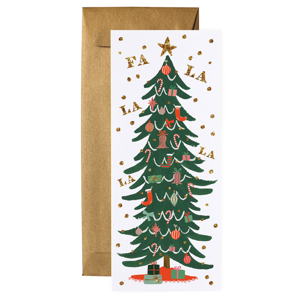 Fa La La Christmas Greetings Card (Box of 6) By Rifle Paper Co.