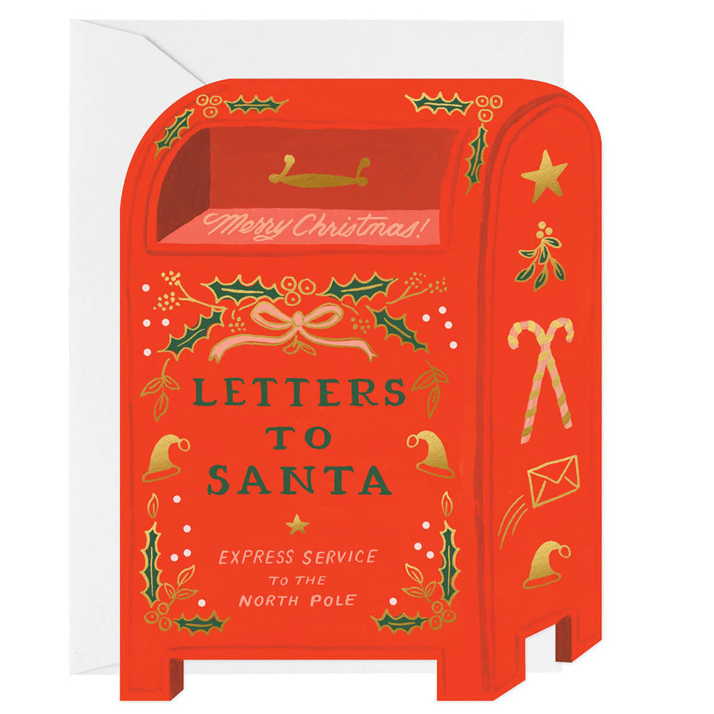 Letters To Santa Christmas Greetings Card By Rifle Paper Co.