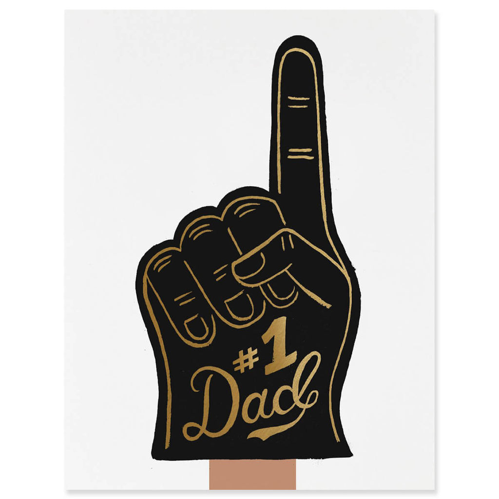 #1 Dad Greetings Card By Rifle Paper Co.