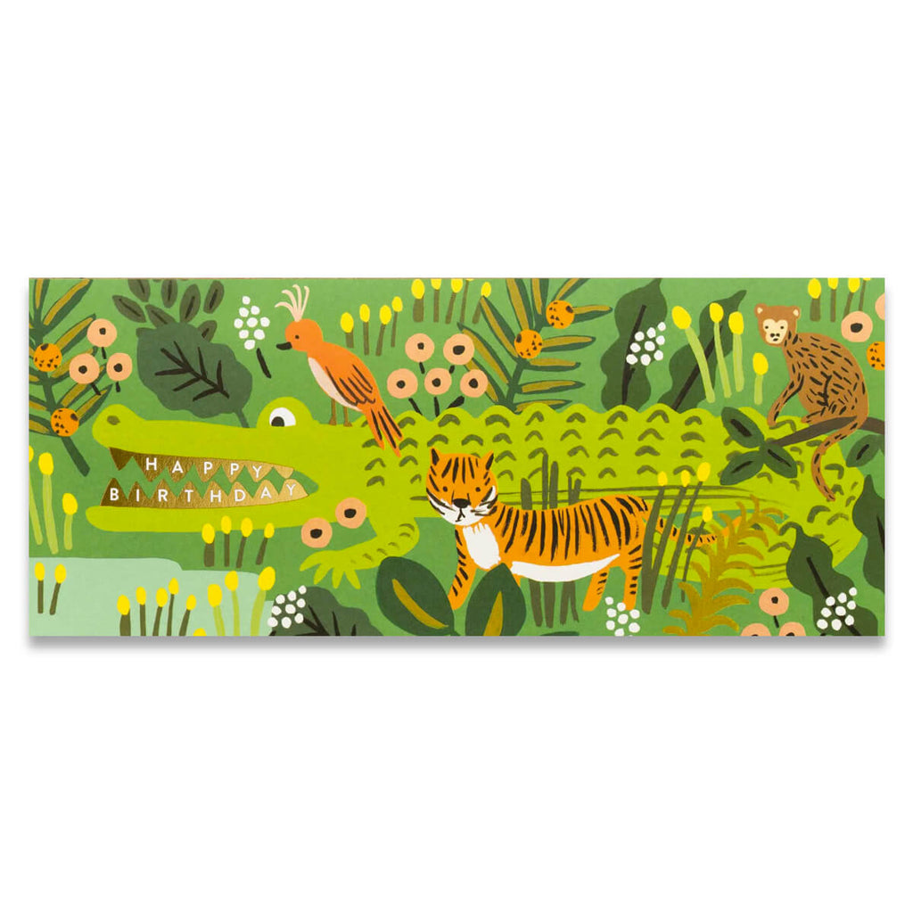 Alligator Greetings Card By Rifle Paper Co.
