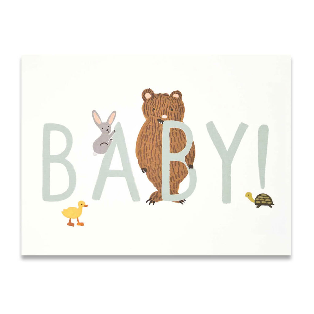 Baby Boy Greetings Card By Rifle Paper Co.