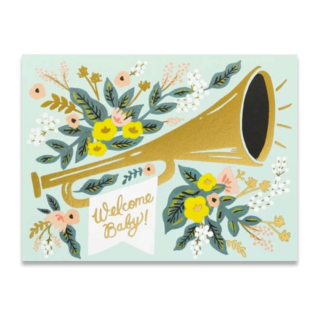 Welcome Baby Greetings Card By Rifle Paper Co.