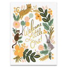 Welcome Little One Menagerie Greetings Card By Rifle Paper Co.