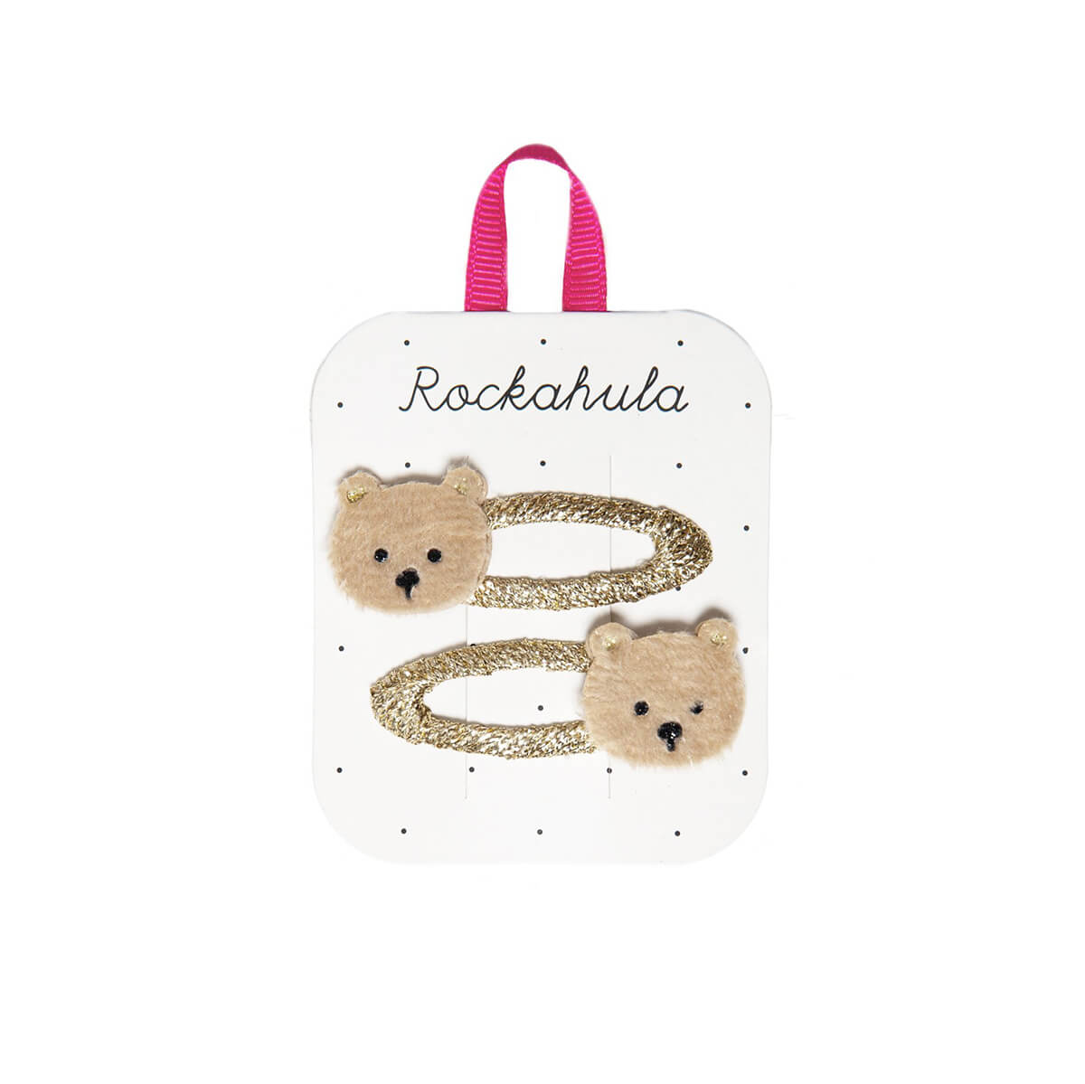 Teddy Bear Hair Clips by Rockahula