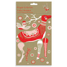 Make Your Own Golden Folksy Reindeer Pop And Slot 3D Christmas Scene by Roger La Borde