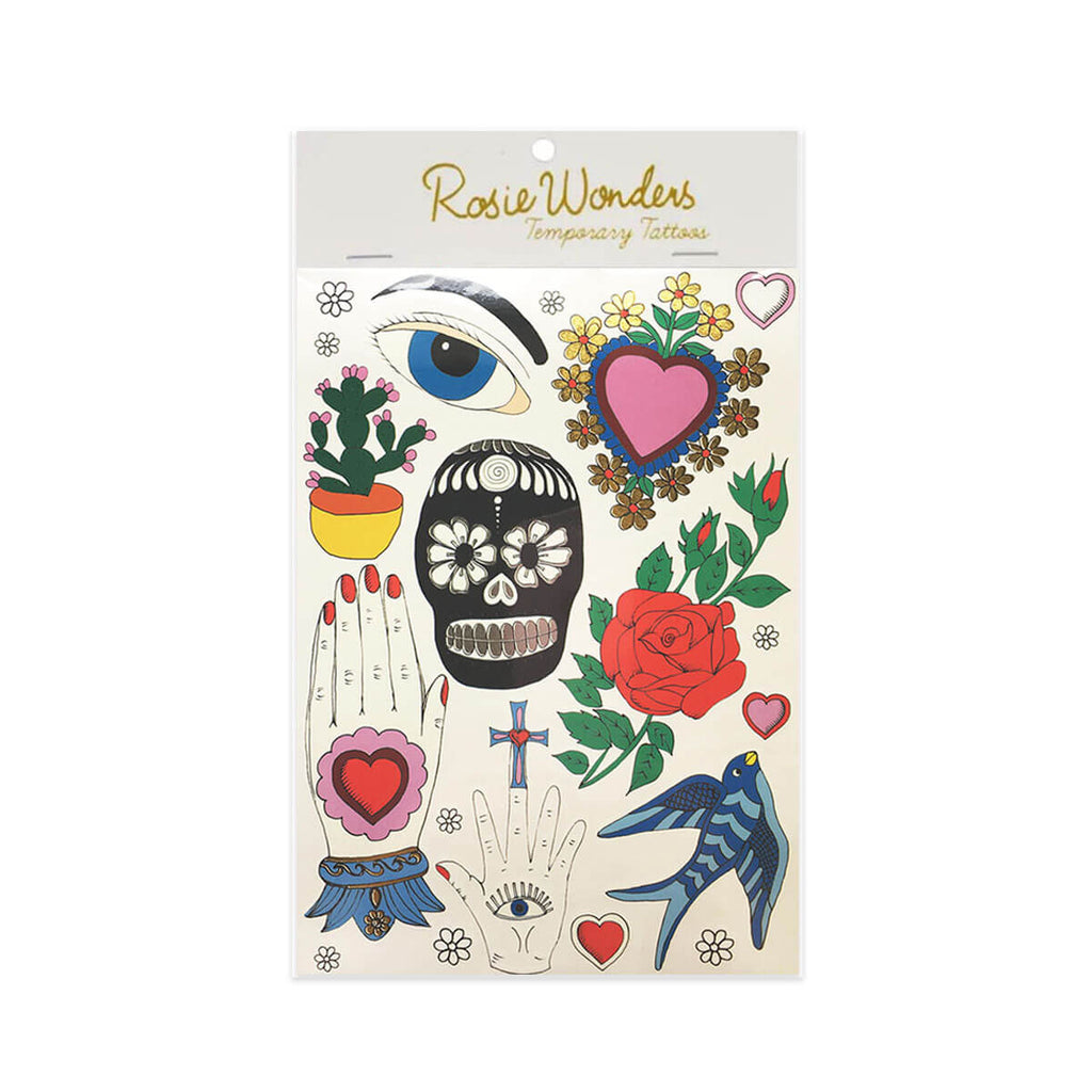Mexico Temporary Tattoos by Rosie Wonders