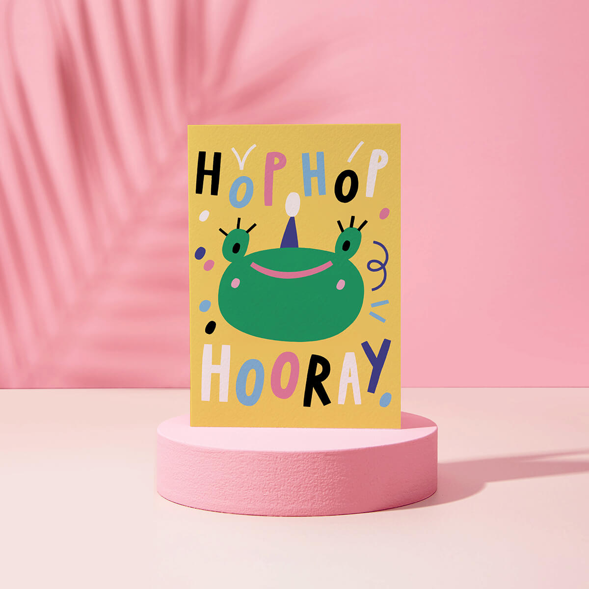Hop Hop Hooray Greetings Card by Susie Hammer for Rumble Cards