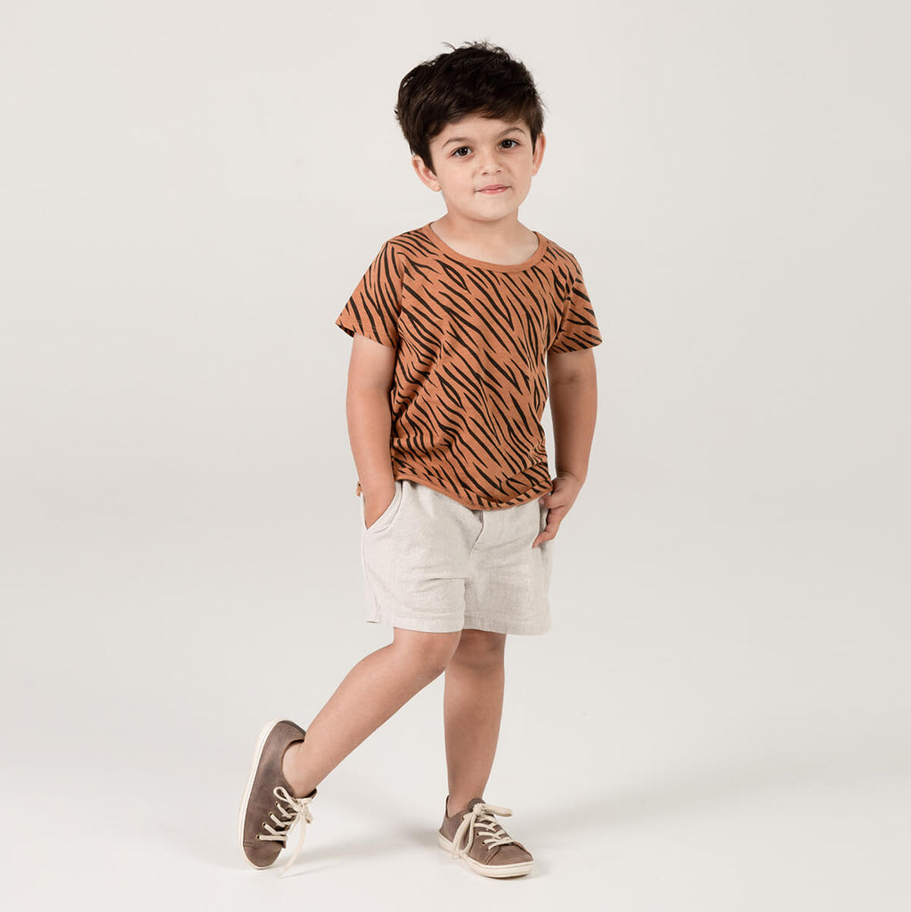 Tiger Stripe Baby T Shirt by Rylee + Cru - Last One In Stock - 18-24 Months