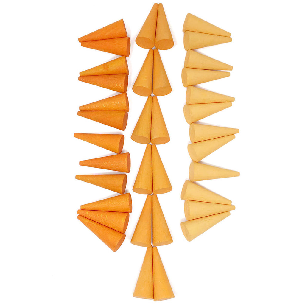 Mandala Orange Cones by Grapat